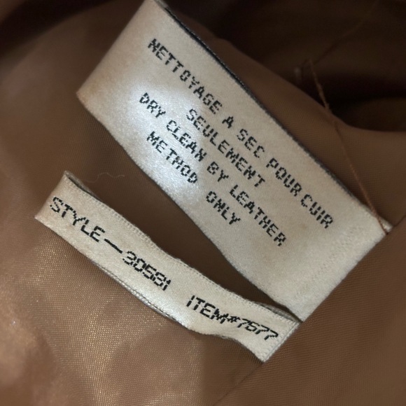 RTG LEATHER & SUEDES Vintage Leather Jacket & Pants 2-Piece Set - Picture 14 of 16